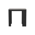 thumbnail image 2 of Doyle Kitchen Island Engineered Wood Black  Ibiza Marble Color Finish, 2 of 5