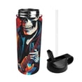 thumbnail image 2 of Sikiie Rock Skull Singer Print 18OZ Insulated Straw Cup, Portable Leak-proof Sports Water Bottle, Stainless Steel Water Cup Suitable for Home and Outdoor, 2 of 8