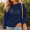 thumbnail image 3 of Jollimate Women's Christian Faith Sweatshirt, Scripture Flower Crewneck Pullover, Christian Sweatshirts Gift, 3 of 6