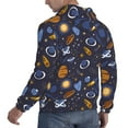 thumbnail image 6 of Balery Galaxy Pattern Mens Hoodie Kangaroo Pocket Hoodie Pullover Hooded Sweatshirt Ideal for Daily Wear Travel and Home-Medium, 6 of 7