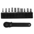 thumbnail image 4 of WHAMVOX  11 Pcs Screwdriver Set Handle Wrench Tool Torque Ratchet Black, 4 of 8
