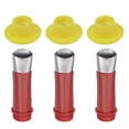 thumbnail image 1 of Unique Bargains 3 Pack 23mm Width Stainless Steel Caulk Nozzle Articulated Connect Applicator, 1 of 6