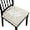 Beige, variant on Dining Chair Covers, 6 Pack Waterproof Seat Cushion Covers, Stretch Jacquard Chair Seat Covers Washable Dining Room Chair Slipcovers Removable Kitchen Cushion Protector(Beige)