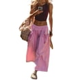 thumbnail image 2 of JJHGVB capris pants Casual Loose Pants Straight Leg Pants Cropped Pant women's capris pantalones capri mid-calf length Slacks capri lounge pants Knee Length Capri Pants High Waist Red S, 2 of 9