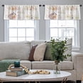 thumbnail image 5 of LALILO Kitchen Curtain Valance Waterfall Landscape Mountain Rod Pocket Window Curtain 52"x 18" Set of 2, 5 of 7