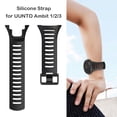 thumbnail image 1 of Correa de reloj de silicona con hebilla para Suunto Ambit Series 1/2/3 (negro), 1 of 6