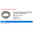 thumbnail image 2 of Front Inner Wheel Bearing - Compatible with 2003 - 2014 Ford E-250 2004 2005 2006 2007 2008 2009 2010 2011 2012 2013, 2 of 2