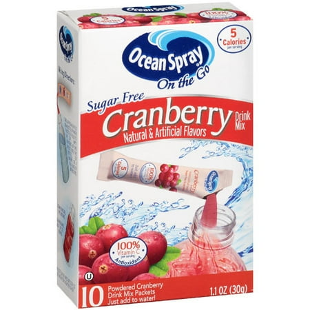 Ocean Spray: Sugar Free Cranberry Drink Mix, 1.1 oz