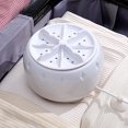 thumbnail image 4 of Visland Portable Turbine Washing Machine White Mini Washer Powerful Efficient Cleaning Washer for RV College Travel, 4 of 8