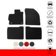 thumbnail image 2 of Ikon Motorsports Floor Mats Compatible With 2012-2015 Toyota Prius, Black Nylon Car Auto Front Rear Carpets Liner 4PC Set Protector, 2 of 9