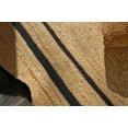 thumbnail image 3 of 9x12 Ft Black Border Premium Scalloped Jute Rug, Handcrafted Natural Braided Carpet for Living Room, Bedroom, Entryway, Hallway etc., 3 of 5