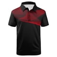 thumbnail image 5 of SGFCWSX Mens Polo Shirts Short Sleeve Solid Quick-Dry Slim Fit Casual Golf Shirts for Men Black Size XL, 5 of 5