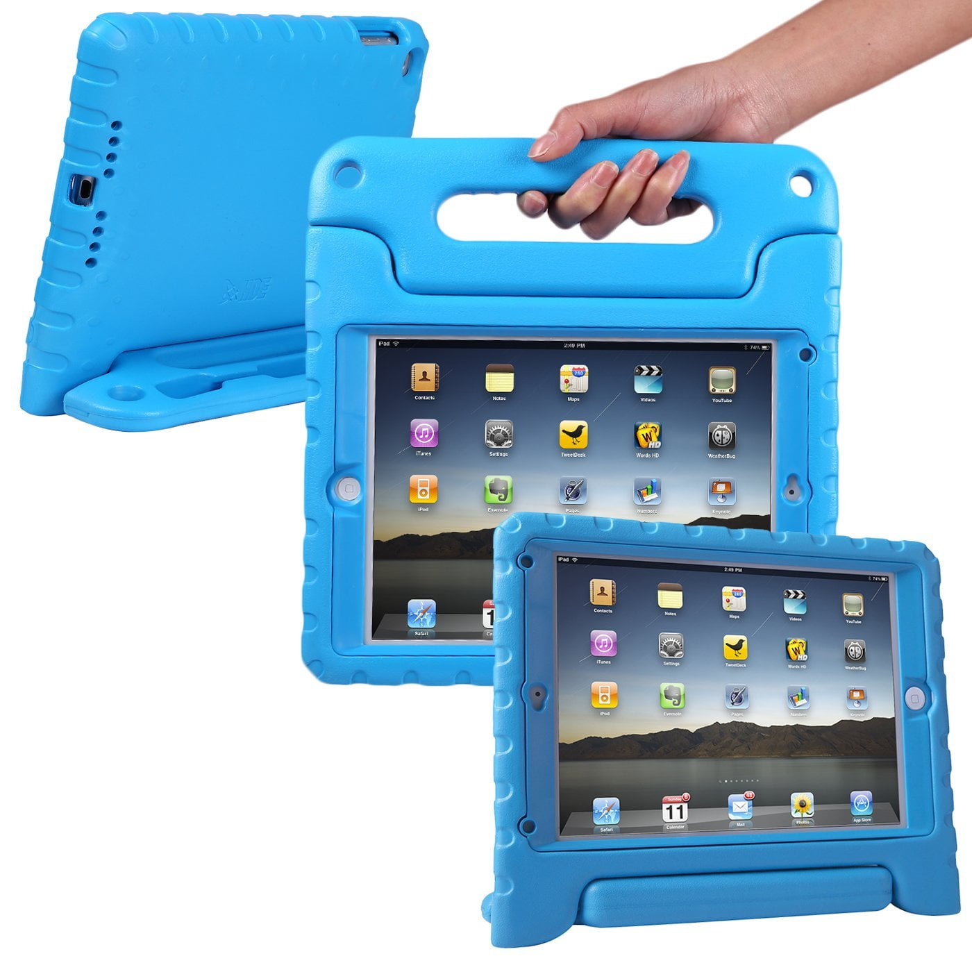 HDE Case for iPad 9.7inch 2018 / 2017 Kids Shockproof Bumper Hard