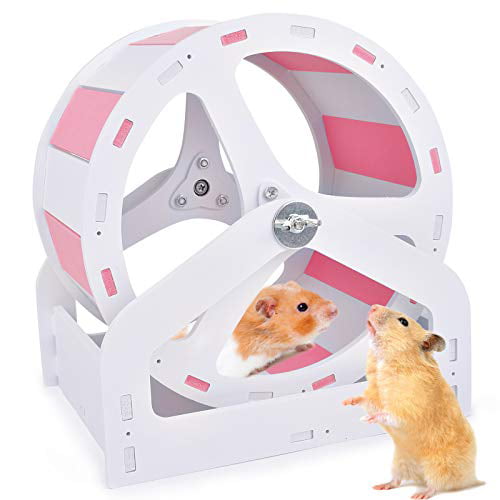 Quiet Mouse Exercise Wheel Silent Spinner Hamster Running Exercise Toy 