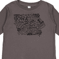 thumbnail image 4 of Inktastic Iowa State word salad Boys or Girls Long Sleeve Toddler T-Shirt, 4 of 5