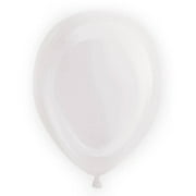 10" Snow White LED Light Up Balloons, 5-Count