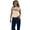 Apricot, variant on Women Summer Casual Solid Color T-Shirt Sleeveless Slim Shirt Lacy Cotton Tops S-XL
