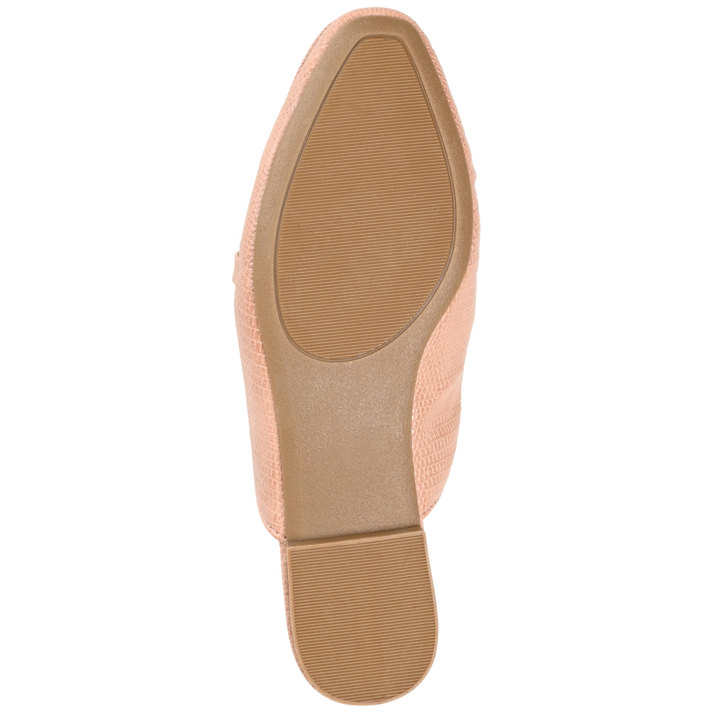Journee Womens Hazina Slip On Square Toe Mules Flats
