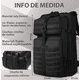 thumbnail image 2 of Mochila Xtellar Táctica Miliitar Senderismo Campismo Impermeable 60l Color Negro, 2 of 2