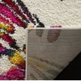 thumbnail image 4 of Safavieh Fiesta Augustin Floral Shag Runner Rug, Cream/Multi, 2'3" x 8', 4 of 8