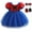 C, variant on Baby Girls Spider Dress Outfits Fancy Birthday Halloween Party Cosplay Dress Up