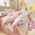 thumbnail image 5 of Sanrio lindo dibujo animado My melody Cinnamoroll Kuromi nuevo creativo personalizado impreso sábana de algodón funda de edredón conjunto de tres piezas, 5 of 5