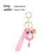 thumbnail image 4 of Sonducket LLavero de dibujos animados gato pegamento Flexible Animal bolsa colgante accesorios de la suerte llaves anillo pequeña muñeca bonita regalo Ropa, zapatos y accesorios Miscelánea Rosa Sonducket AP014428-01, 4 of 6