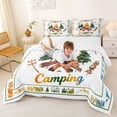 thumbnail image 3 of Erosebridal Kids Cartoon Camper Full Size Comforter Sets For Travel Trailers,Rustic Adventure Camping Bedding Sets For Boy,Reversible,3-Piece, 3 of 7