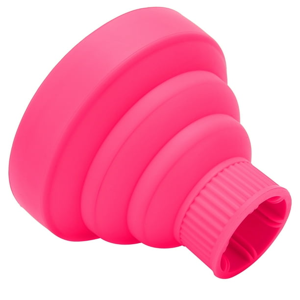 Difusor de secador de pelo plegable universal Difusor de secador de pelo plegable portátil de viaje Rosa