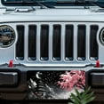 thumbnail image 5 of License Plate, Pagoda and Cherry Blossoms Decorative Front,Personalized Stainless Steel License Plate Cover For Men Women,12.2" X 6.2", 5 of 6