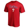 thumbnail image 2 of Men's Red Philadelphia Phillies Team Lockup T-Shirt, 2 of 3