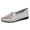 Gray -AU26, variant on Domzle Ladies Breathable Mesh Low Cut Flat Shoes Casual Versatile Plus Size Spring Summer Comfortable Blue 42