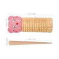 thumbnail image 2 of TEHAUX 1 Set Guiro With Scrapers Accessories Iron For Kids Music Teaching Tool, 2 of 6