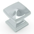 thumbnail image 4 of Hickory Hardware H078769CH 1.25 in. Square Dover Collection Knob, Chrome Finish, 4 of 7