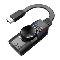 USB External Sound Card Adapter 7.1Channel USB Computer Game Sound Card 3.5mm USB G1089