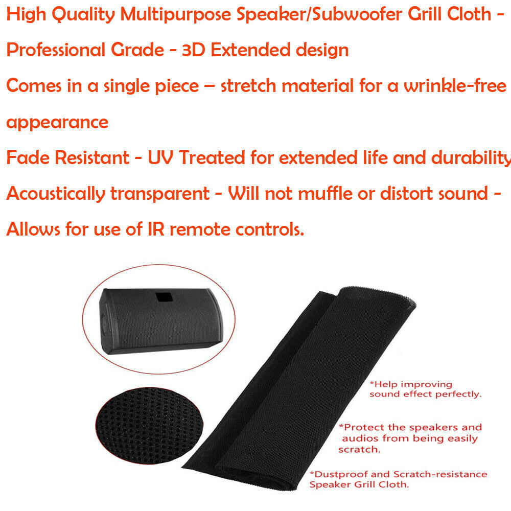 Speaker Grill Fabric for Speaker Repair Beige Baoblaze Speaker Grill Cloth 