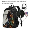 thumbnail image 2 of Daiia Fantasy Wizard Dog Art Pattern USB Charging Backpack for Men and Women, Anti-Theft Backpack,Travel Backpack,School Backpack,College Backpack,Laptop Backpack, 2 of 7