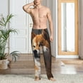 thumbnail image 6 of Haiem Regal Shiba Inu Men's Pajama Pants Ultra Lightweight Pjs Bottoms Sleepwear Bottom Pants With Pocket Drawstring-Large, 6 of 7