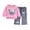 a64-Red, variant on yboeqw Kids Girl Clothes Girl Long Sleeve Sweatshirt Pullover Tops Denim Pants Fall and Winter Outfit Set,Size 1-2 Years