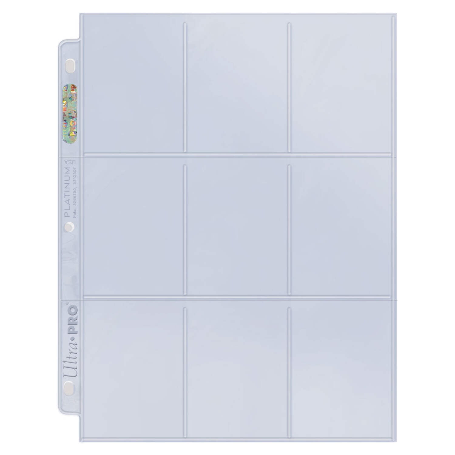 Ultra Pro Collecting Binder Sheet Holder Protector, 9-Pocket