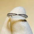 thumbnail image 3 of K-KED Fashion Sparkly Cubic Zircon 925 Silver Filled Ring Women Delicate Jewelry Ring Sz 6-10-8, 3 of 6