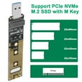 thumbnail image 4 of M.2 NVMe Enclosure, M.2 NVME SSD to USB Adapter, USB 3.1 10Gbps Support UASP Trim Tool Free External Hard Drive Reader, 4 of 9