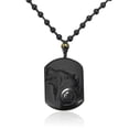 thumbnail image 1 of Collar de Obsidiana MADIOLA Cabeza de Lobo Vikingo Amuleto Extensible para Hombre Mujer, 1 of 7