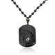 thumbnail image 1 of Collar de Obsidiana MADIOLA Cabeza de Lobo Vikingo Amuleto Extensible para Hombre Mujer, 1 of 7