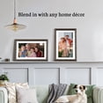 thumbnail image 4 of BSIMB 14 Inch 32GB Wood-Effect WiFi Digital Photo Frame HD IPS Touch Screen Large Picture Frame, Remote Control, Auto-Rotate, Wall-Mounted, Share Photos & Videos via App & Email, 4 of 9