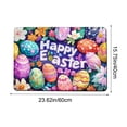 thumbnail image 2 of Tyidzon Easter Door Mat, Easter Buny Welcome Doormat, Happy Colorful Rabbit Front Door Mat Non-Slip Backing Spring Doormat for Indoor Outside Entrance Home Decor, 2 of 6