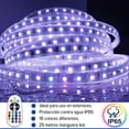 thumbnail image 2 of Manguera de luces led 25 Metros RGB 5050 Multicolor con control remoto DOSYU DY-YL07, 2 of 8