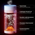thumbnail image 4 of MesaSe Travel Kettle Heated Water Bottle Portable Kettle with 4 Variable Presets 500ml Small Electric Kettle 100% Stainless Steel Portable Tea Kettle Coffee Kettle, 4 of 8