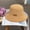 Khaki, variant on Women’s Breathable Knit Bucket Hat, Casual Fringe Brim Black Fisherman Hat-Caramel color