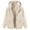 Beige, variant on Womens Heavyweight Lined Hooded Open Front Jacket for and Winter Warm Outwear Coats with Pockets,4XL
